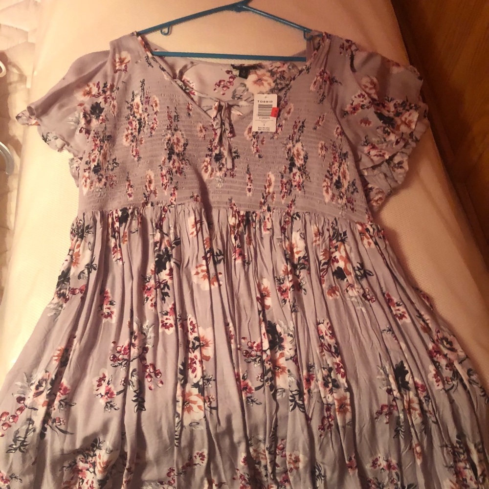 NWT Torrid Floral Midi Dress 3X (22-24W)